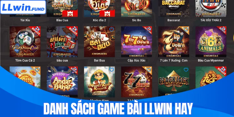 Game Bài LLWIN - Thế Giới Trò Chơi Đổi Thưởng Đầy Màu Sắc
