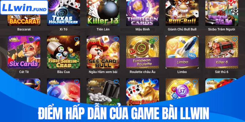 Game Bài LLWIN - Thế Giới Trò Chơi Đổi Thưởng Đầy Màu Sắc