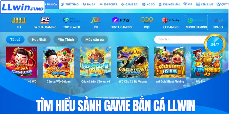 Bắn Cá LLWIN - Sân Chơi Đổi Thưởng Đẳng Cấp Số 1 Hiện Nay